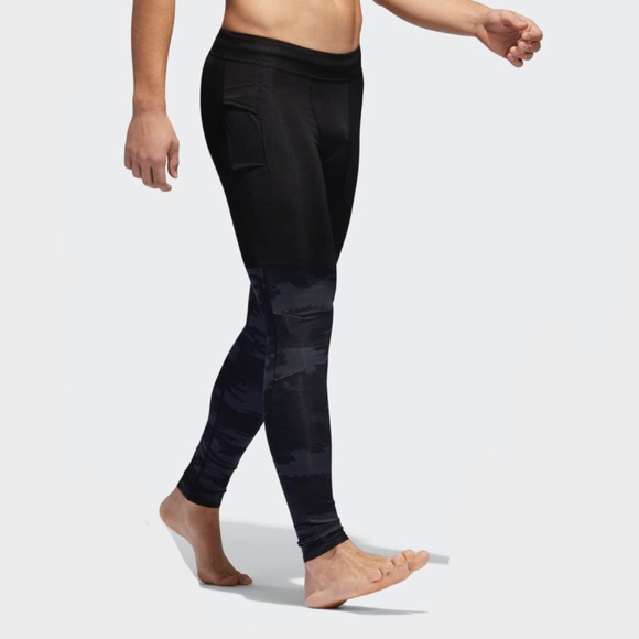 ADIDAS TKO RUNNING TIGHTS MEN WITH THE SIDE POCKET - Picture 2 of 8